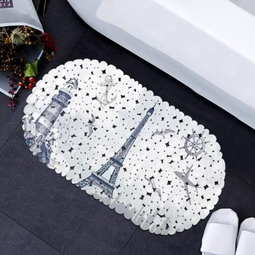 Bath Mats FreeShipping pvc shower bath mat Nonslip floor lighthouse mat anti-slip mat bathroom