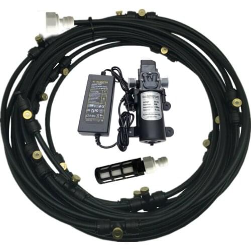 H25 Quality 12V Water Electric Diaphragm Pump Kit Portable Misting Automatic Water Pump 8-18M Misting Cooling System For Outdoor