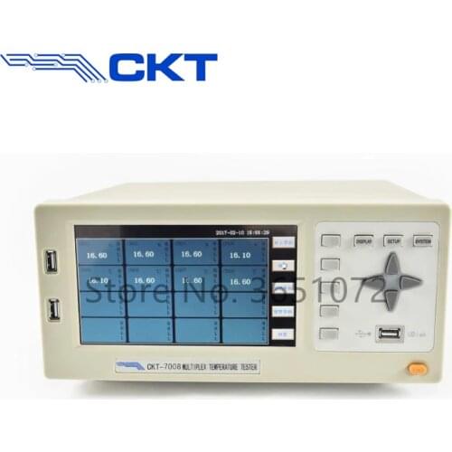 CKT-7008/7016/7024/7032 Data Logger Can Measure Temperature, Humidity, Pressure, Resistance and DCV