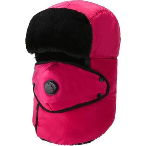 New Fashion Warm Cap Kids Waterproof Hood Hat with Glasses Cool Balaclava Winter Men Women Original Design Winter Hats