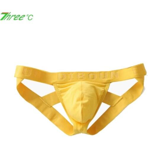 New Mens Underwear Mens Double Thong Underpants Pouch Cuecas Cotton Comfortable Hollow Out Sexy Briefs Gay Slip Homme G-String
