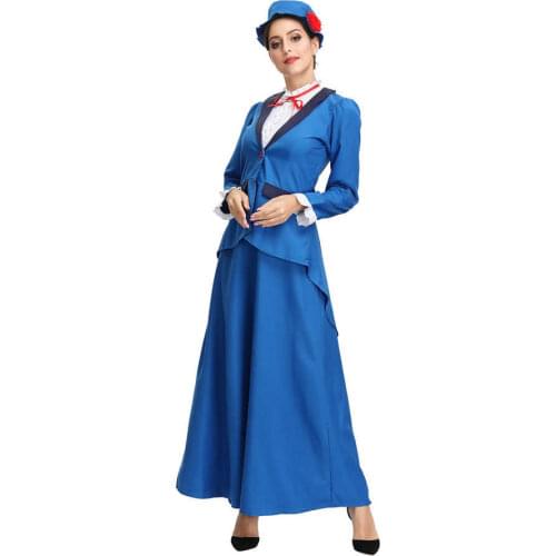 New Ladies Long Suit Cosplay Professional Dress Dress Stage Drama Performance Clothing