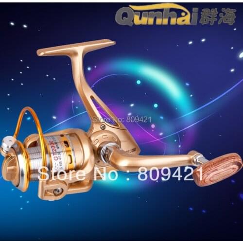 Whole Sale 20pcs/lot Professional GT2000A 2013 New 8+1 BB High Speed Power Gear Spinning Aluminum Fishing Reel GT2000A