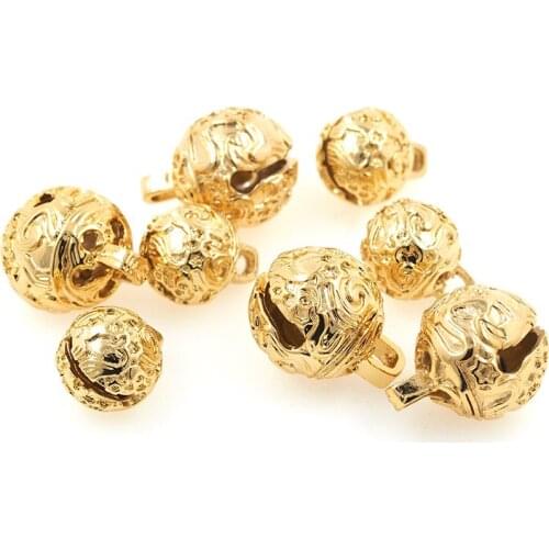 Bell Pendant Fashion Exquisite Retro Wind Chime Charm DIY Jewelry Bracelet Necklace Making Accessories