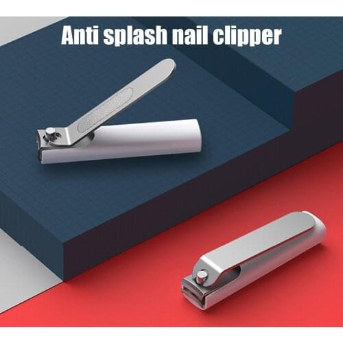 Professional No Splash Sharp Nail Clippers Nail Cutter Stainless Steel Sturdy Nail Trimmer for Men Women JS22