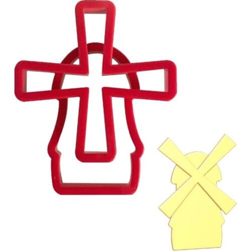 Christmas Baking House DIY Combination Cookie Cutter Gingerbread House Biscuit Cutter Set Cookie Mould for Christmas Baking Cake