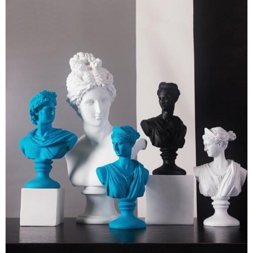 Apollo sculpture window decoration scene objects sketch statue artist figurines birthday presents decorations for the house