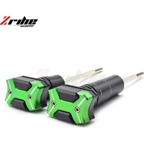 Motorcycle Frame Sliders Crash Falling Protection Anti Crash Protectors CNC Aluminum For Kawasaki Versys 2015 15