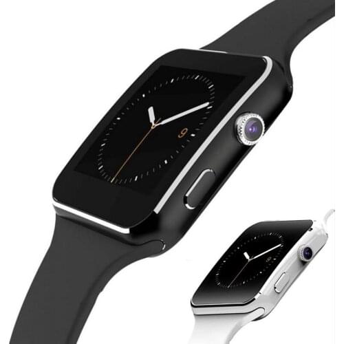 New X6 Smart Watch with Camera Touch Screen Support SIM TF Card Bluetooth men Smartwatch for iPhone Xiaomi Android Phone