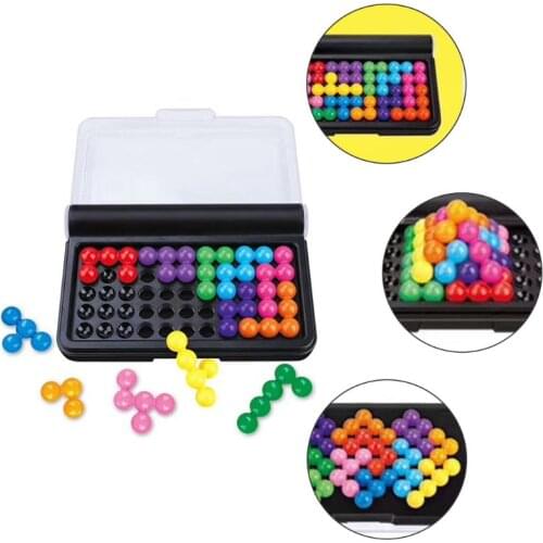 Pyramid Smart Games IQ Puzzler Intelligence Challenge Educational Toy Portable Building Logic Cognitive Skill Puzzle Gift