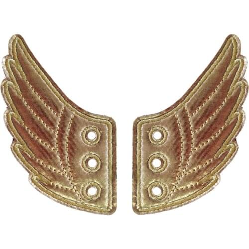 2 Pcs Women Mens Shoes Angel Wings Accessories Shiny Charm Wings for Sneakers Shoes Wings Ornament Decoration