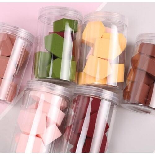 30set/lot 10pcs/set Multi Hydrophilia Latex Cosmetic Puff House Type Rhombus Beauty Sponge Puff Makeup Accessories HA1899