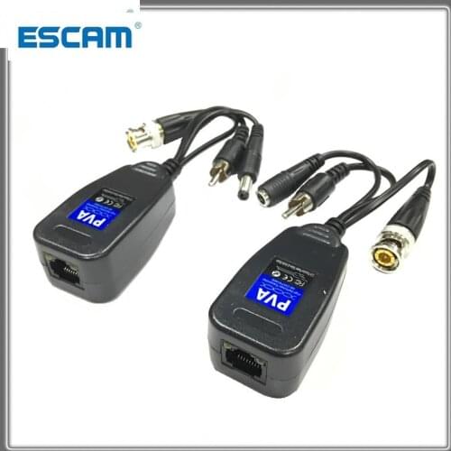 Anpwoo 205PVA 200M Range For HD CVI/AHD/TVI Twisted BNC CCTV Passive Transceivers Cat5 CCTV UTP Video Balun IPC For 2MP 3MP 4MP