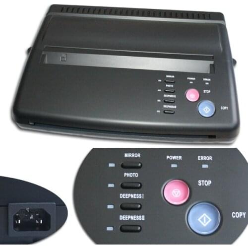 Free Shipping Tattoo Drawing Design Tattoo Thermal Stencil Maker Copier Tattoo Transfer Machine Printer Free Gift Transfer Paper