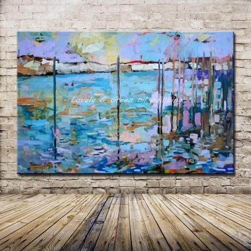 Mintura Handpainted Impression Oil Painting On Canvas Modern Abstract Poster Wall Art Picture For Roon Hotel Decoration Pop Art