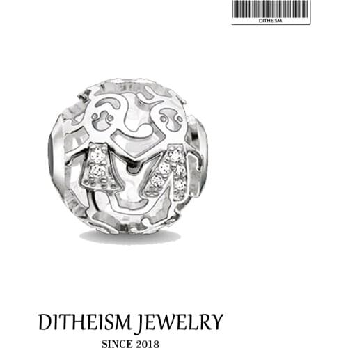 DIY Beads Boy & Girls Charm 5mm Hole, 2018 New Fashion Silver Jewelry Trendy Gift For Women Girl Fit Bracelets Necklace Choker