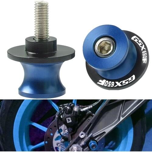 For SUZUKI GSX650F GSX 650F GSX-650F Katana 2008 8MM CNC aluminum Motorcycle Accessories Swingarm Spools slider stand screw