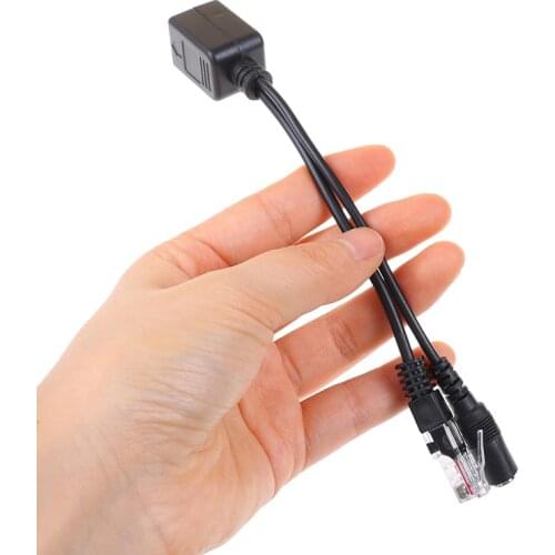 1Set POE Cable Passive Power Over Ethernet Adapter Cable POE Splitter Injector Power Supply Module For IP Camera