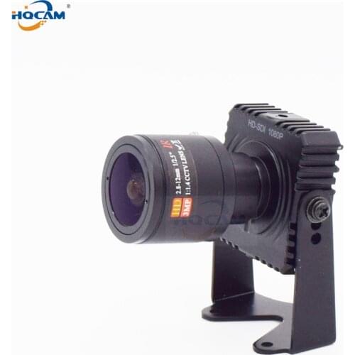 HQCAM 2.0MP 1/3 Panasonic CMOS Sensor HD 1080P Mini SDI CAMERA Digital CCTV Security SDI Camera OSD Menu 2.8-12mm varifocal lens