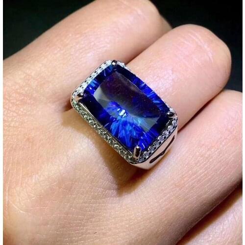 Natural And Real Topaz Ring Wedding Engagement Topaz Ring Fine Jewelry Wholesale 925 sliver Ring