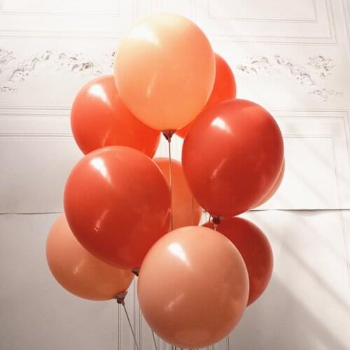Coral balloons Peach balloon 10inch 2.3g round latex balloons 30/50/100pcs Event Birthday Party Decoration Wedding Supplies