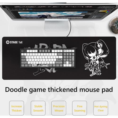 VODOOL S1 Natural Rubber Anti-Slip Mouse Mice Pad Gamer Computer Graffiti Mouse Mat Thickened Laptop Keyboard Desk Gaming Mat