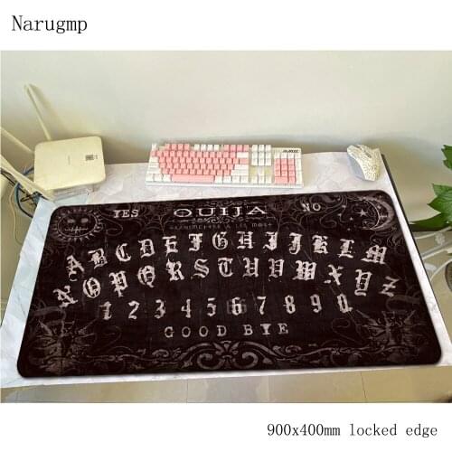 Ouija board mouse pad Beautiful Computer mat 900x400x3mm gaming mousepad large Birthday padmouse keyboard games pc gamer desk