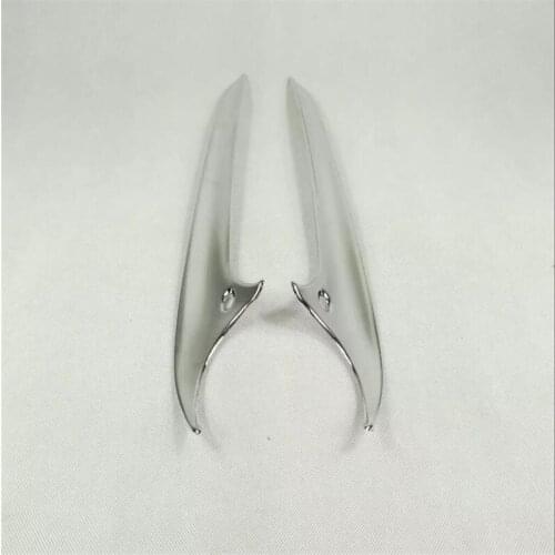 For Hyundai Elantra Sedan 2016 -2019 Chrome Front Fog Light Lamp Eyelid Cover Trim ABS Accessories