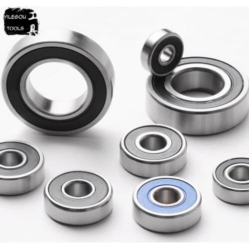 5 Pieces 6200DDU 6200ZZ Bearing 10*30*9mm Deep Groove Ball Bearing Double Rubber Or Iron Sealing Cover Power Tool Accessories