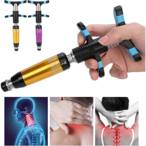 Adjustable Spine Bone Correction Gun Spine Massage Activator Instrument 6 Levels Mechanic Therapy Manual Massage Gun Corrector