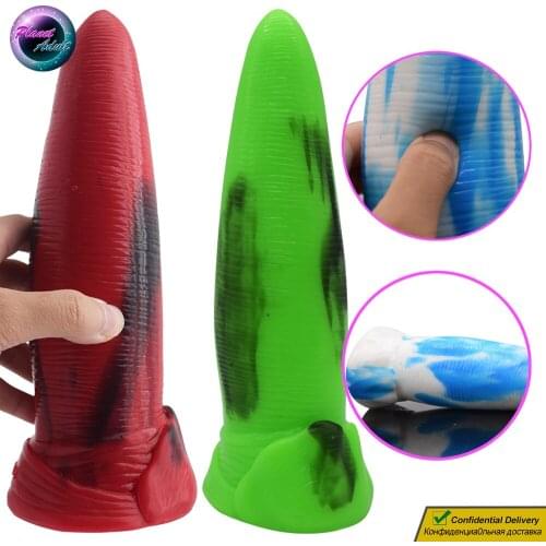 23cm Silicone Geoduck Anal Plug Soft Dildo Female Masturbator Women Lesbian Gay Anus Prostate Sexual Massager Dilation Sex Toys