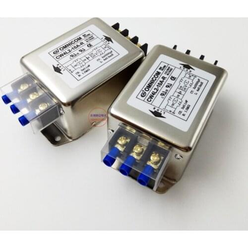 Power Filter 220V10A Two-stage Terminal Block Rail Type CW4L2-6A/10A-R