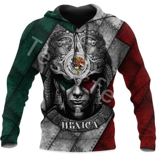 Tessffel Amazing Aztec Warrior 3D Printed Men/Women Sweatshirt Harajuku Zipper Hoodie Casual Unisex Jacket Pullover Style-A13