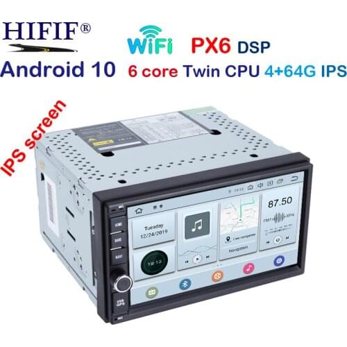 4G+64G 8 CORE For VW/NISSAN/TOYOTA Android 10 Universal 2 din Car Radio Multimedia GPS Head unit OBD2 WIFI dvr FM DSP IPS no dvd