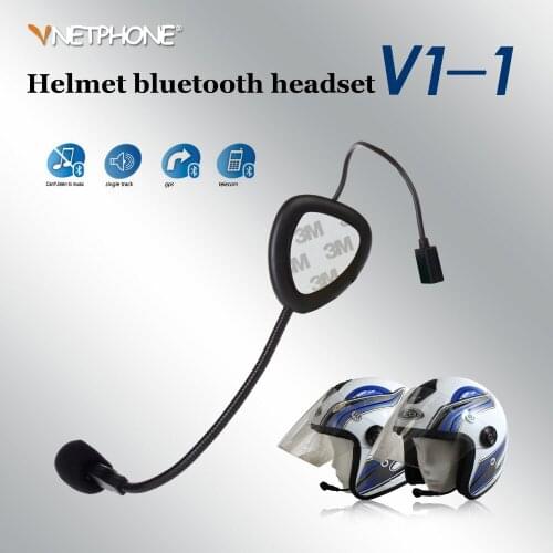 VNETPHONE Motorcycle Helmet Bluetooth Headset Smartphone Universal Auto Answer Wireless Knight Rechargeable Bluetooth Headset V1