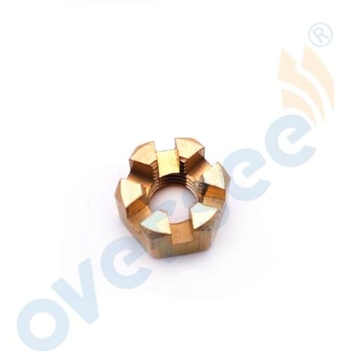 90171-10M01 Outboard Nut Castle For Yamaha Outboard Motor 2T 4T 6HP 8HP 15HP Parsun F15-06000016 Hidea Seapro 90171-10M00