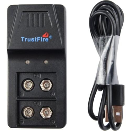 USB 9V 6F22 Battery Charger 2 Slot for 9V Rechargeable Li-lon and Ni-MH battery 2020 2021 New