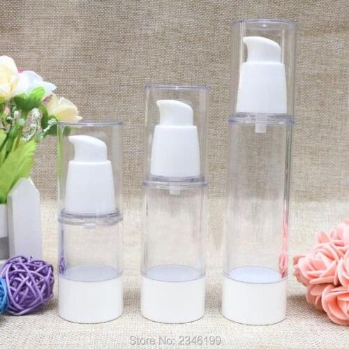 15ML30ML 50ML 50Pcs/Lot Emulsion Cosmetics Bottles The Emulsion Pump Head Korean Beak Vacuum Flask Empty Bottles Suit