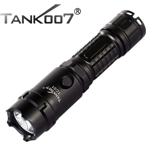 2019 Tank007 TC01 Recargable Flashlight CREE XM-L U2 1000lm Led Flashlight by 1*18650 Battery for Hiking,Camping,Searching