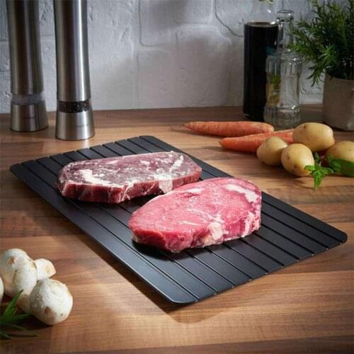 Quick Defrost Tray Shaved Ice Thaw Thaw Frozen Food Meat Fruit Quick Defrost Board Board Defrost Tray Kitchen Gadgets