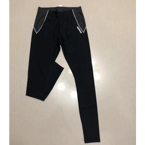 D06 Professional Running Pants Tight Men Gym Sports Compression Tight Mesh Sports Sweatpants Mens Training Run Jogging