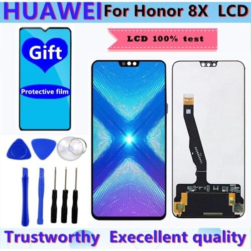 Original 6.5'' Display Replacement for Huawei Honor 8X LCD Touch Screen Digitizer Assembly for Huawei Honor 8 X LCD Repair parts