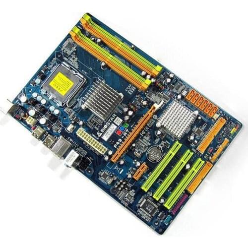 For BIOSTAR P43-A7 Original Used Desktop Motherboard P43 LGA 775 DDR3 8G SATA2 USB2.0 ATX