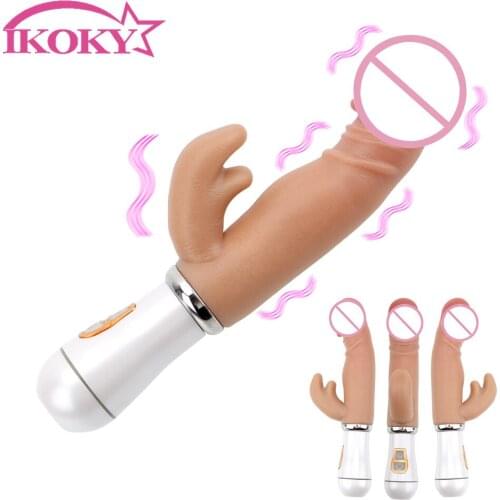 IKOKY 12 Frequency Vibrators for Women Sex Shop G Spot Magic Wand Clit Vibrator Dildo Vibrator Sex Toys For Women