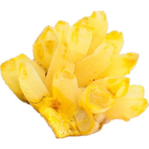 400g New Find Yellow Citrine quartz crystal drusy gem for home or party decoration