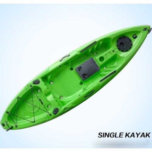 Single platform boat single kayak plastic boat rotomolding kayak QSSOT27000-B Watercraft LLDPE and HDPE material rowing