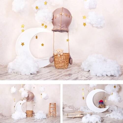 Dreamy Star Moon Bokeh Birthday Baby Shower Photography Backdrops Party Decor Photographic Shoot Photo Background Props