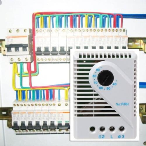 Mechanical Hygrostat Humidity Controller Connect Fan Heater for Cabinet MFR012