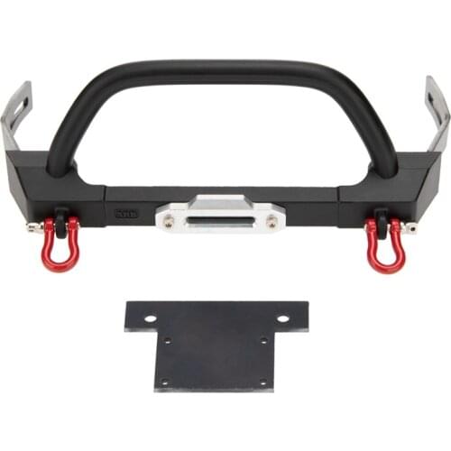 RC Rock Car Metal Front Bumper for 1/10 RC Crawler Axial SCX10 SCX10 II 90046 Traxxas TRX-4 Upgrade Parts Accessories
