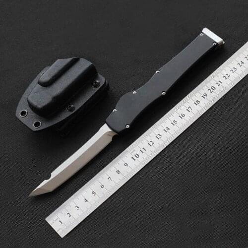 MIKER Fixed blade knife D2 Blade Aluminum Handle outdoor camping hunting knives survival knife Tactical EDC tools